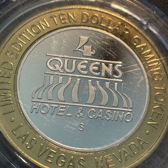 Four Queens Limited Edition $10 Token.  Linda Queen Of Earth. - Picture 4 of 5